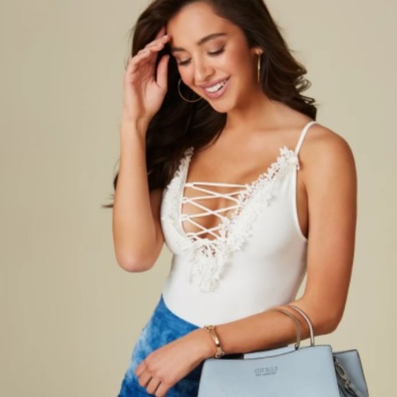 Guess Nikita Crochet Bodysuit - Picture 1 of 2